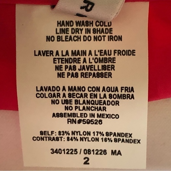 Trina Turk Multi Waltz Ring-Front Bandeau One Piece Swimsuit Size 2 - Picture 6 of 12